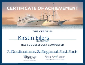 windstar cruise destination specialist
